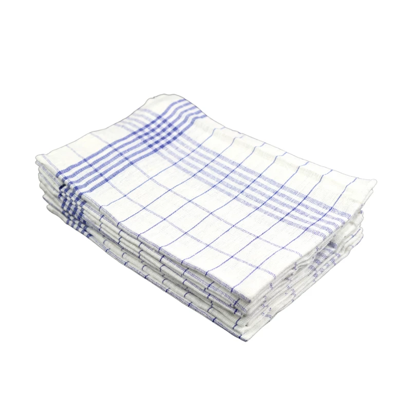 Kuchynsk utierka PREMIUM bavlnen modr 80g 50x70cm 10ks