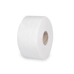 Toaletn papier (Tissue) 2-vrstvov s rabou biely `JUMBO` O19cm 100m [12 ks]