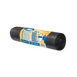 Vrecia na odpadky ierne 70x110cm, 120 l, Typ 40 [25 ks]
