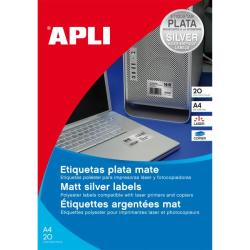 Etikety polyesterov 210x297mm APLI 20 hrkov