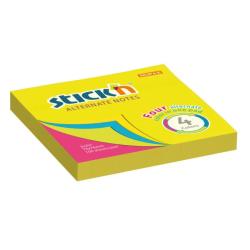 Samolepiaci bloek 76x76mm mix nenovch farieb