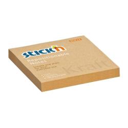 Samolepiace bloky Kraft 76x76 mm prrodn hned