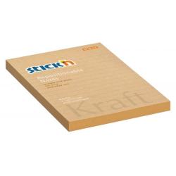 Samolepiace bloky Kraft 150x101mm prrodn hned linajkov