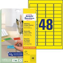 Etikety Avery odnmaten 45,7x21,2 mm, lt