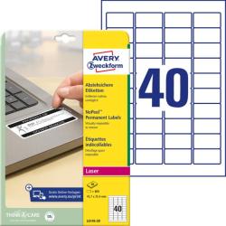Etikety odoln na pecilne pouitie Avery `okamite viditen manipulcia` 45,7x25,4mm bi