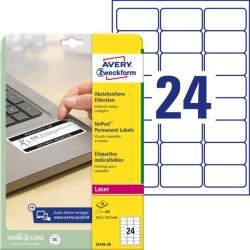 Etikety odoln na pecilne pouitiei Avery `okamite viditen manipulcia` 63,5x33,9mm b
