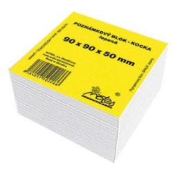 Blok kocka lepen 90x90x45 mm biela