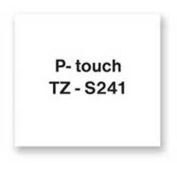 Samolepiaca pska Brother TZe-S241 18mm biela/ierna