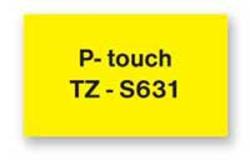 Samolepiaca pska Brother TZe-S631 12mm lt/ierna