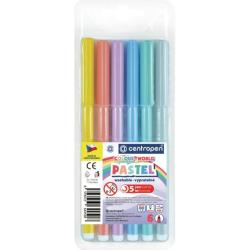 Sada popisovaov Centropen Pastel 7550/6S