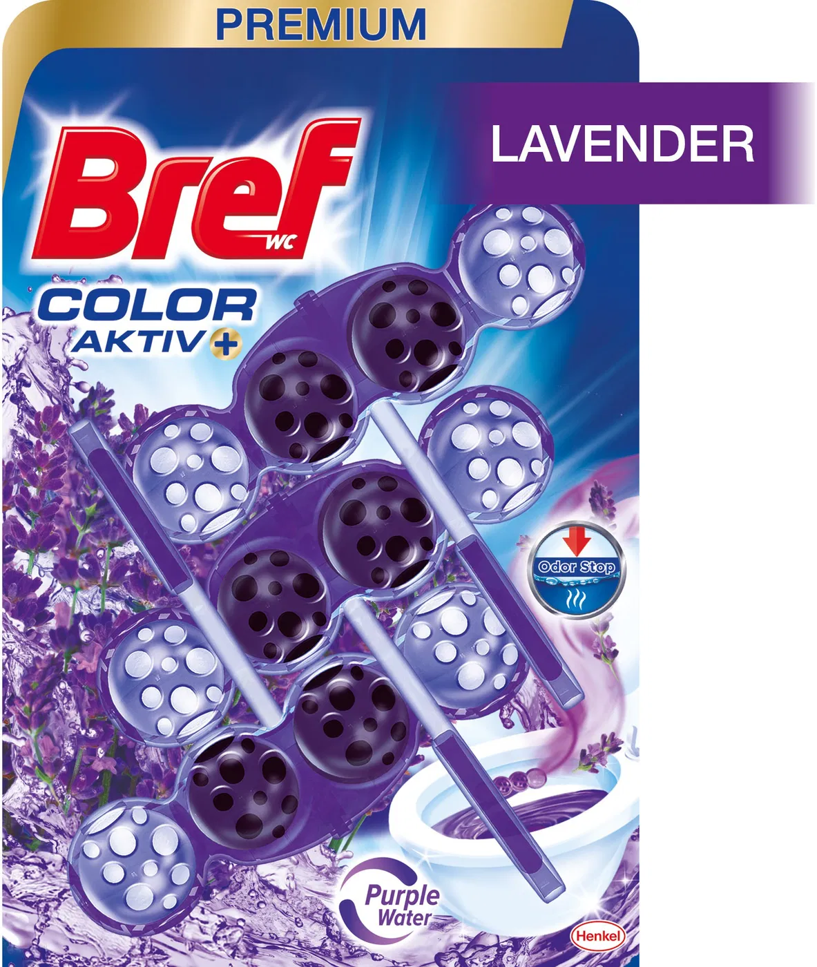 Bref zveska do WC 3ks/bal FARBIACE MIX