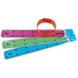Pravtko 30 cm ohybn mix farieb modr, oranov, zelen, ruov