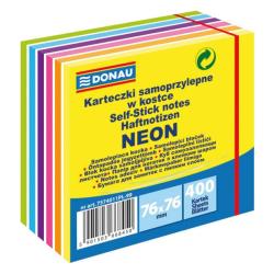 Bloek Donau 6 neonovch farieb 76x76mm 400l