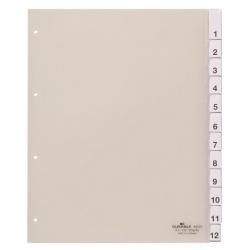 Plastov rozraova DURABLE s vmennmi indexami 1-12 maxi