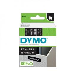 Samolepiaca pska Dymo D1 12 mm ierna/biela