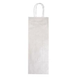 Papierov taka na vno, bavlnen uk 120x80x350mm strieborn