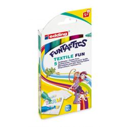 Popisova edding 17 FUNTASTICS textile fun 5f