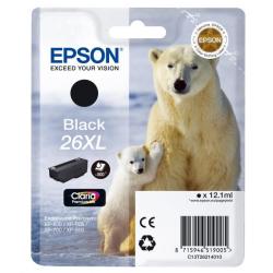 Atramentov npl Epson C13T262140 black T2621 26XL pre XP-600/700 (12,2 ml)