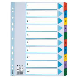Kartnov rozraova Esselte Mylar 1-10