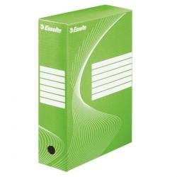 Archvny box Esselte 100mm zelen/biely