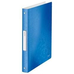 Zaklada 4-krkov Leitz WOW celoplastov 2,57cm metalick modr