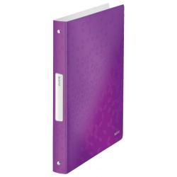 Zaklada 4-krkov Leitz WOW celoplastov 2,57cm purpurov