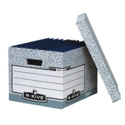 Archvna katua s odnmacm vekom Fellowes BANKERS BOX siv/biela