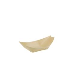Fingerfood - miska, drevo-"pure" 14cm x 8,2cm ""lodika"" - 50ks
