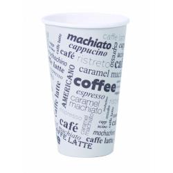 Papierov pohr 0,4l `Coffee to go` s motvom 50ks