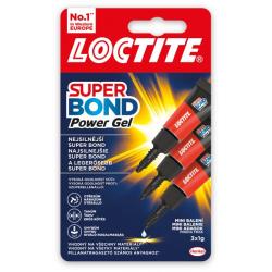 Sekundov lepidlo Loctite Super Bond Power Gel Mini Trio 3x1g
