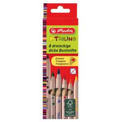Farbiky Herlitz Trilino trojhrann 6 farieb