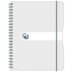 Blok poznmkov tvorekov Herlitz Easy Orga A4 80 listov transparentn biely
