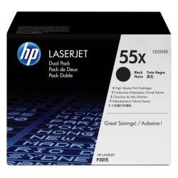 Toner HP CE255XD HP 55X dual pack pre Enterprise P3015/LJ Pro M521/Enterprise M525 black (