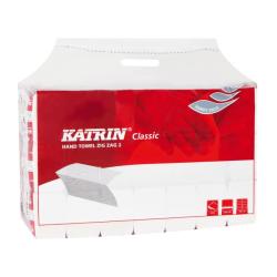 Papierov uterky skladan ZZ 2-vrstvov KATRIN Classic Handy pack biele (21ks)