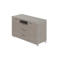 Kontajner mobiln nika Lenza Wels, 120x76,2x50,4cm, driftwood