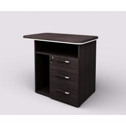 Kontajner prstavn P 3 zsuvky Lenza Wels, nika na PC, 90x76,2x55cm, wenge