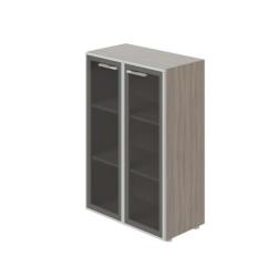 Policov skrinka Lenza Wels, presklen, 79,8x119,5x42,5cm, driftwood/siv