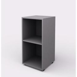 Skria otvoren nzka 1 polica Lenza Wels, 39,9x80x40,4cm, siv