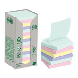 Z-Bloky Post-it recyklovan  NATURE 76x76mm dhov 16x100 lstkov