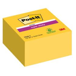 Bloek kocka Post-it Super Sticky 76x76mm lt 350l