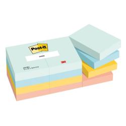 Bloky Post-it BEACHSIDE, vekos 38x51 mm, 12 blokov po 100 lstkov