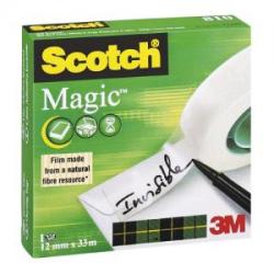 Lepiaca pska Scotch Magic neviditen popisovaten 12mm x 33m v krabike