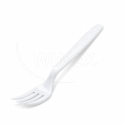 KP629525 Vidlika (PP) znovu pouiten biela 18,5cm [50 ks]