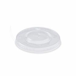 Vieko (rPET) s krovm otvorom O90mm [100 ks]