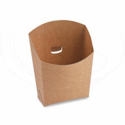 Kapsa na hranolky (PAP) nepremastiten kraft `150g` [50 ks]