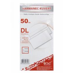 Potov oblky DL samolepiace, 50 ks bez okienka