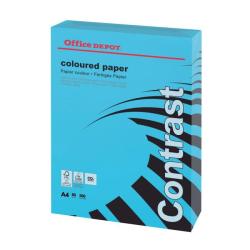 Farebn papier Office Depot Contrast int.modr,A4 80 g