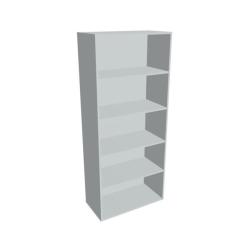 Policov skria Drive, 80x185x40 cm, siv