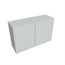 Policov skria Strong, 120x76,8x40 cm, siv/siv