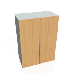 Policov skria Drive, 80x111x42 cm, buk/siv